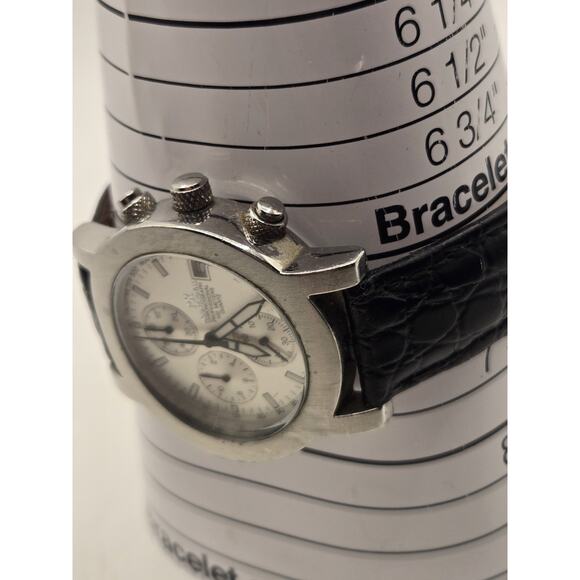 Mount Royal Convex Round Chronograph Men's Watch T-1852W - Picture 4 of 12